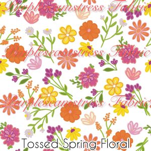 Tossed Spring Floral - Fabric
