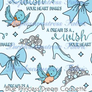 Blue Princess Dream Coquette - Fabric