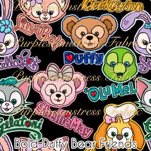 Bold Duffy Bear Friends - Fabric