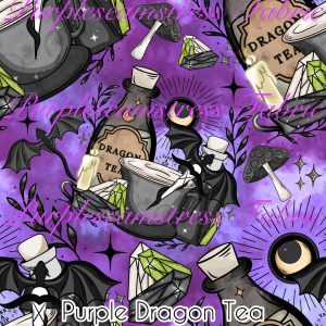 Purple Dragon Tea - Fabric