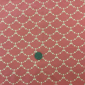 Art Gallery Ripples on Coral Cotton Lycra