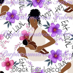 Black Eat Local - Fabric