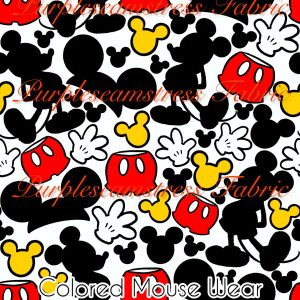 Colored Mouse Wear - Fabric