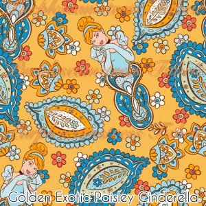 Golden Exotic Paisley Cinderella