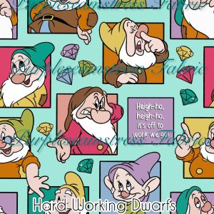 Hard Working Dwarfs - Fabric