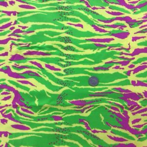 Lime/Magenta Zebra Cotton Lycra