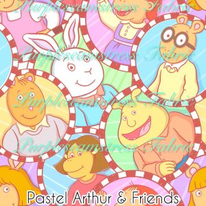 Pastel Arthur & Friends - Fabric