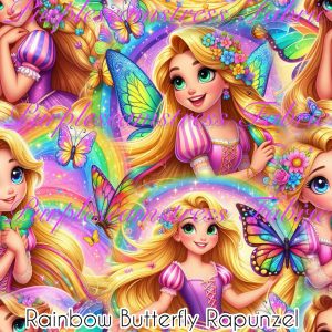 Rainbow Butterfly Rapunzel