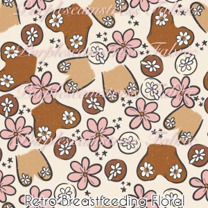 Retro Breastfeeding Floral - Fabric