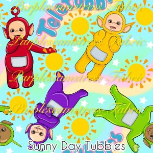 Sunny Day Teletubbies - Fabric