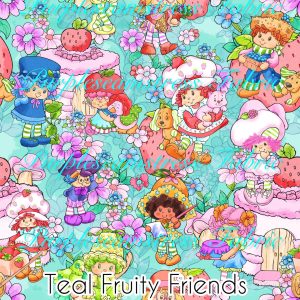 Teal Fruity Friends