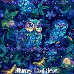 Whimsy Owl Floral
