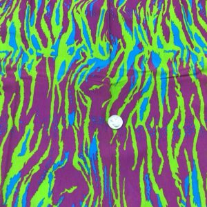 Lime/Purple/Aqua Zebra Cotton Jersey - C