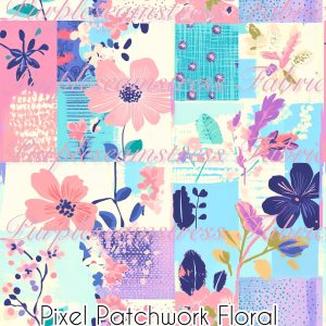 Pixel Patchwork Floral