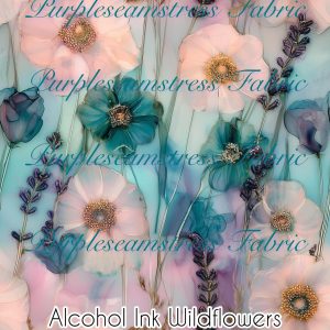 Alcohol Ink Wild Flowers