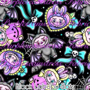 Black Labubu Bats