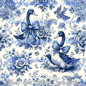 Blue Goose Toile Coquette
