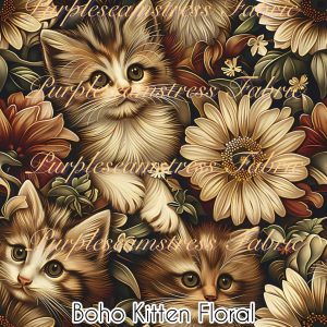 Boho Kitten Floral
