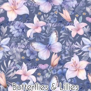 Butterflies & Lillies