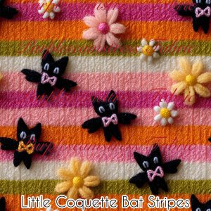 Little Coquette Bat Stripes