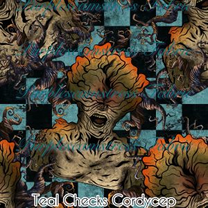 Teal Checks Cordycep