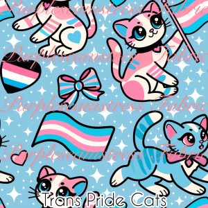 Trans Pride Cats