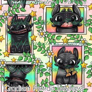 Gradient Portrait Toothless