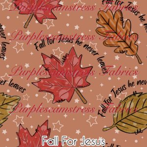 Fall For Jesus - Fabric