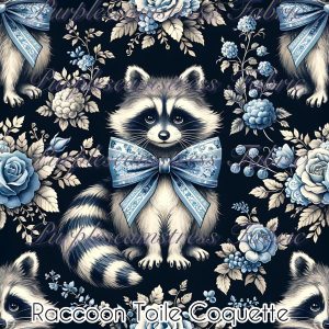 Raccoon Toile Coquette