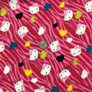 Zebra Hello Kitty Cotton Jersey - C