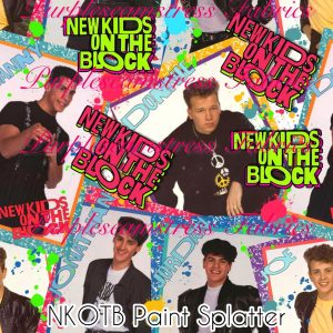 NKOTB Paint Splatter