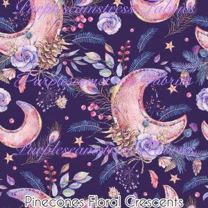 Pinecones Floral Crescents