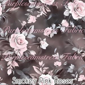 Smokey Pink Roses - Fabric