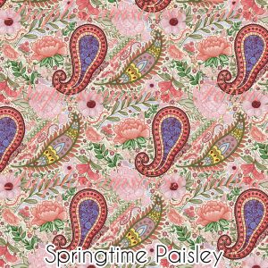 Springtime Paisley - Fabric