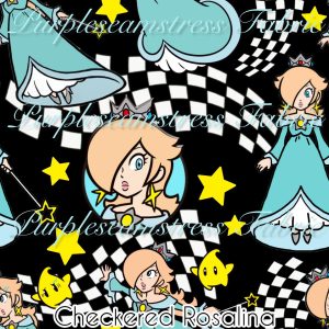 Checkered Rosalina - Fabric