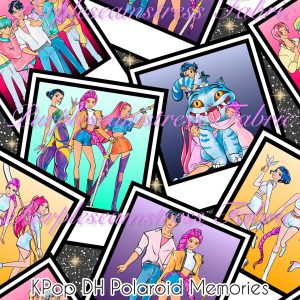 Kpop DH Polaroid Memories - Fabric