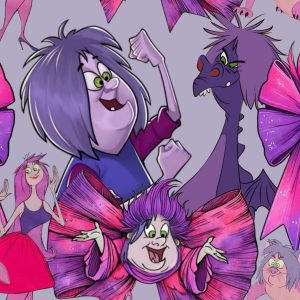 Madam Mim Coquette - Fabric