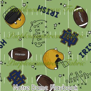 Notre Dame Playbook - Fabric