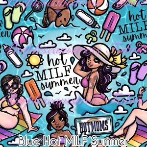 Blue Hot MILF Summer - Fabric