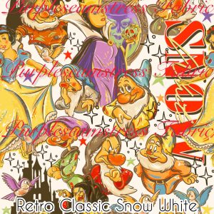 Retro Classic Snow White - Fabric