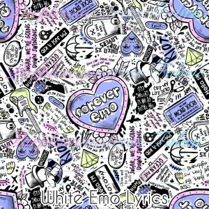 White Emo Lyrics - Fabric