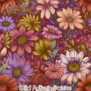 Wild Autumn Daisies - Fabric