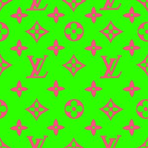 Boujee Pink on Lime LV - Fabric