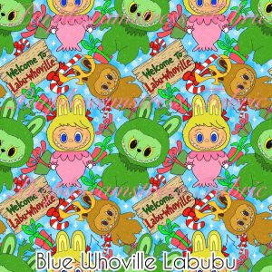 Blue Whoville Labubu - Fabric