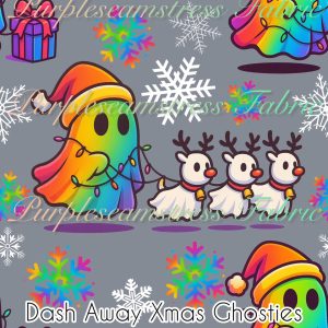 Dash Away Xmas Ghosties - Fabric