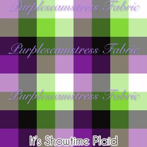 It's Showtime Plaid - Fabric