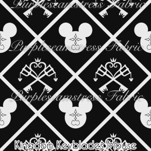 Kingdom Keyblades Mouse - Fabric