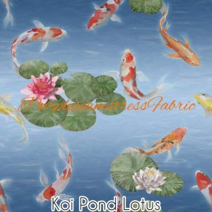 Koi Pond Lotus - Fabric