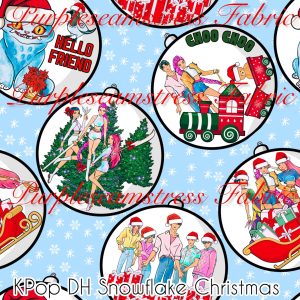 Kpop DH Snowflake Christmas - Fabric