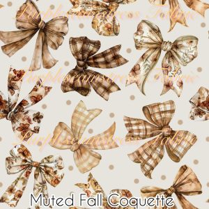 Muted Fall Coquette - Fabric